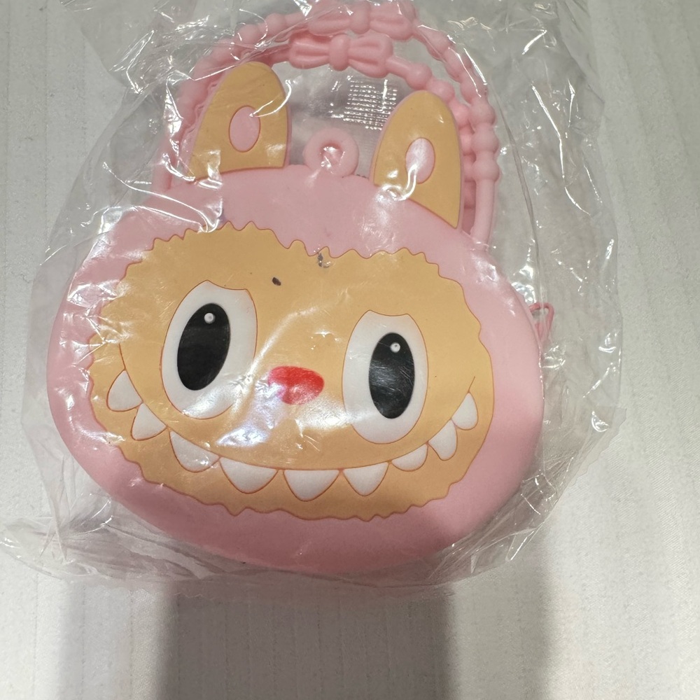Cute Pink Animal Face coin purse
